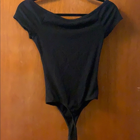 Black T-shirt bodysuit - Picture 2 of 2
